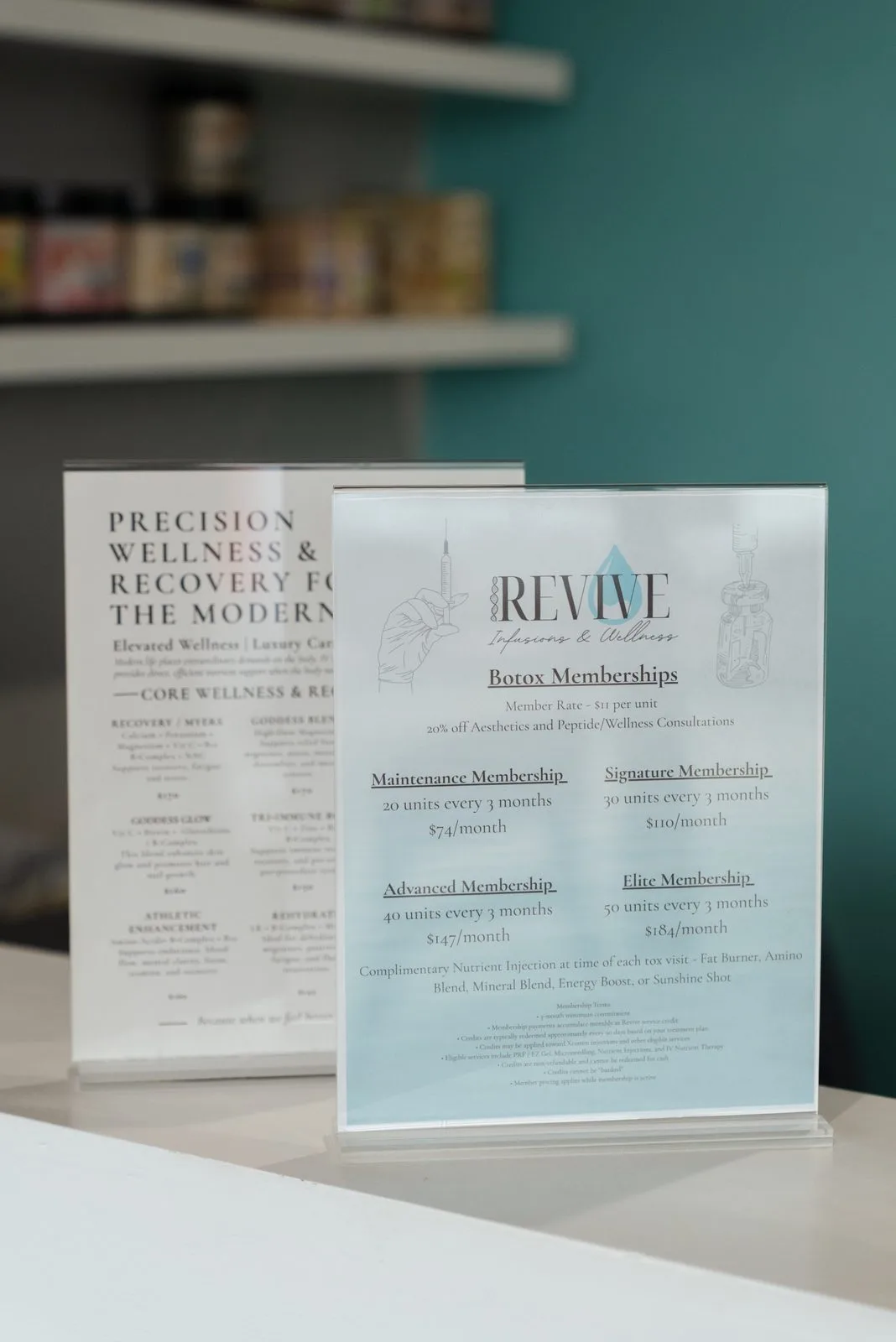 REVIVE clinician preparing a wellness IV infusion in Roseburg